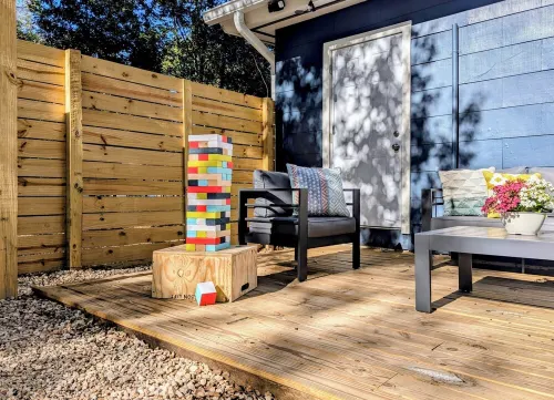 Three Bedroom.  Outdoor Space.  Game Room. Walk to Doak and College Town.