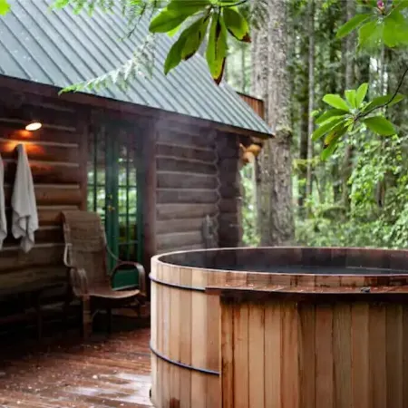 Camp Neary - epic hand built log cabin