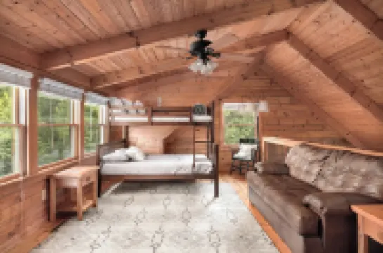 Shenandoah Mountain Majesty Log Cabin on 15 Acres - Hot Tub-1GB Fiber Internet