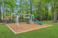 Cozy Family Home Fireplace and Backyard Playset