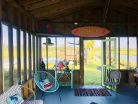 Private Waterfront Family Complex with Dock, Walk to Beach. Angler's Dream.