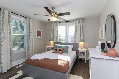 Stylish Comfort with Smart TV and Fast Wifi - Stunning Boho Haven Hotels near Trenholm Plaza