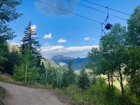 Charming slopeside condo with pool