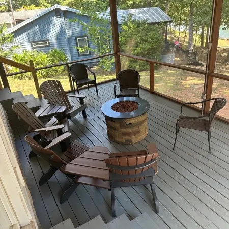 Cabin Lake Hartwell near Clemson and Greenville
