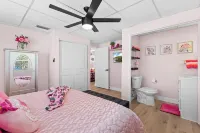 All New Pink She Shed by the Seashore is Just Steps from the Sand