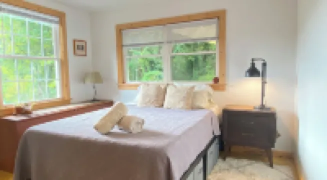 Modern Cabin retreat.  A world away but 3 miles from downtown Asheville.