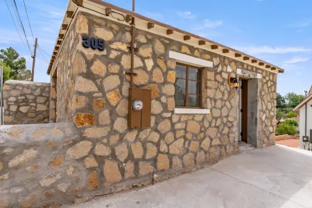 Rustic Charm in a Historic  'Rock House' Studio