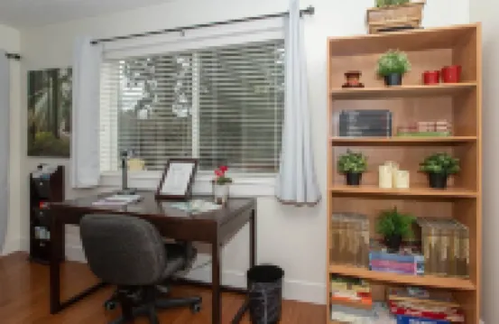 Private suite located on the garden side of our home