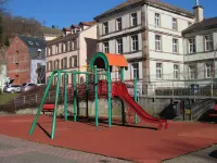 Bas House with courtyard + courtyard in Val D'Argent, central between Alsace.