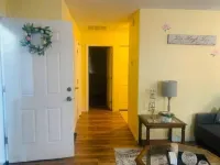 Luxury 2 bedroom rental place with a fireplace