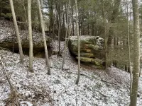 Enjoy Spring in Our Cabin, See and Hear the Creek Flowing Right from Our Porch