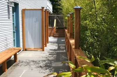 Large Home on Quiet Street Steps from Sunny Cove Beach, Private Pickleball Court