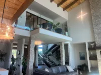 River Front Property with Boat Dock, basketball court BBQ and View