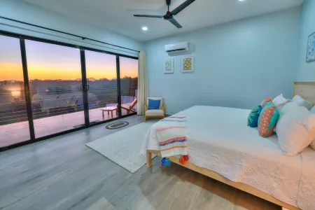 House Ojos Azules  4-bedroom house oceanview Nosara