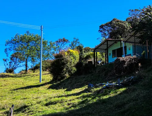 Rural cabin in the middle of La Calera's mountains