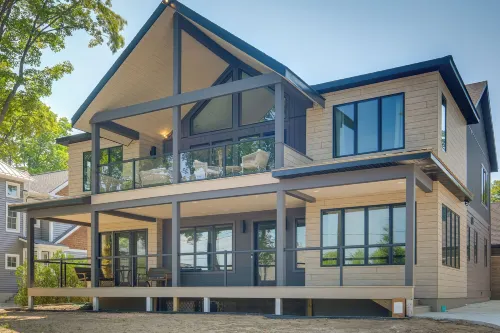 Walk to Lake Charlevoix: 4-Season Retreat - 3-Star