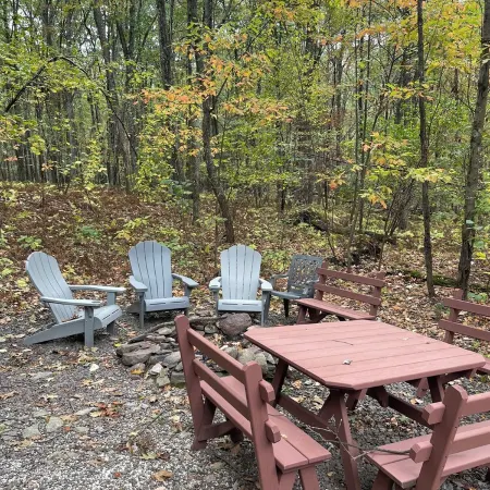 Rickett's Glen state Park!  Our cabin is only 1/2mile from the trail head.
