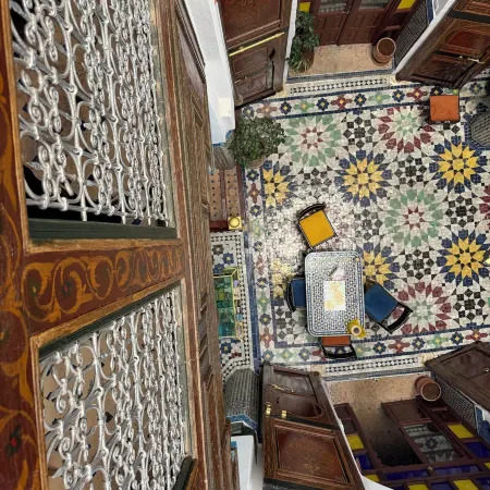 Riad Dar Fes source bleue luxury home