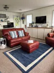 Newly renovated kitchenette. The Cozy cottage at the Marion County Lake.