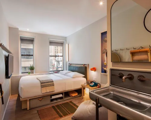 Moxy NYC Times Square Hotels near Baruch Playground