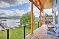 Lake Whatcom House w/ Boat Dock + Mountain View! - balcony