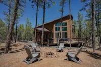OASIS IN THE FOREST ON 1.25 ACRE BACKING TO NATIONAL FOREST WITH AC-PETS WELCOME