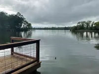 Lake home on Chickamauga Lake / Tennessee River.Driveway leads to boat ramp.