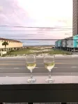Private balcony with an unobstructed view of Gulf - A 1/2 mile from The Hangout!