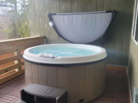 Private Hot Tub, King Size Bed Crystal Mountain 17 miles, Traverse City Sleeps 4 Hotels in Interlochen