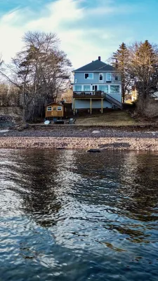 Sisu Shores: Lakefront Home with Private Beach and Wood Burning Sauna