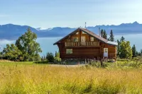Eagles rest at the Kilcher Family Homestead in Alaska The Last Frontier Kachemak Bay