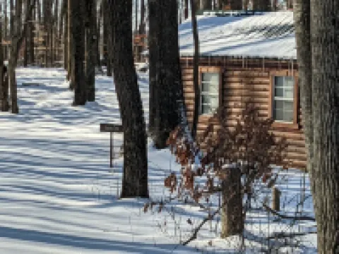 Cozy Amish Log Cabin, Near Caves, Grill, Fire Pit, DirecTV, High-Speed WiFi!