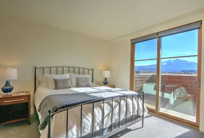 Modern Industrial Loft w/ Spectacular Sopris Views, Fireplace, Central Location!