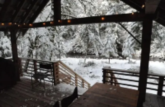 Romantic Mt. Hood Streamside Retreat, Hot Tub, BBQ, Fast WiFi. Pets Welcome, Ski