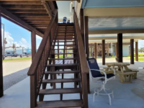 Location, Location!! Only Steps to Froggies Boat Ramp and Bait dock Hotels in Port O'Connor