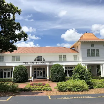 Contemporary Scandinavian styled home on the 7th hole of Pinehurst #1