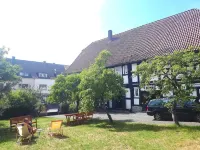 Musikhaus Medebach. This historic house is in the village in Hochsauerland.