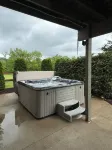 Enjoy Connecting Around the Fire Pit As Well As the View and the Hot Tub
