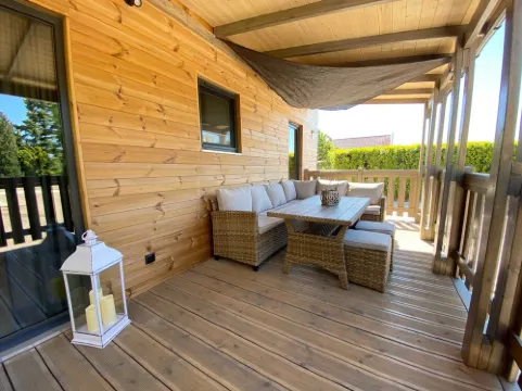 Wassermann vacation home with box-spring beds and large terrace