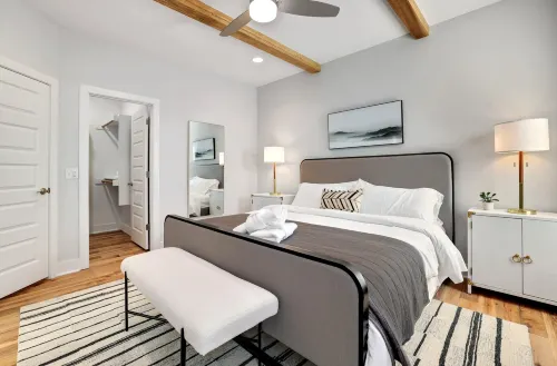 Chic Space with Outdoor Patio and Smart Amenities - Charming Modern Home Hotels in Johnson