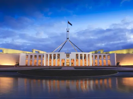 Oxley Court Serviced Apartments Отели рядом с достопримечательностью «Canberra Baptist Church»