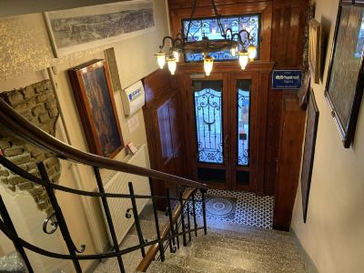 共有エリア アンティーク ホテルの写真