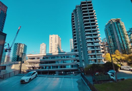 리비에라 호텔 온 롭슨 다운타운 밴쿠버 거리 이미지