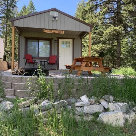 One bedroom cabin located about two blocks from Flathead Lake and the public bea