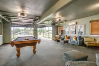 Rockstar waterfront lake house! Mid century modern with large 2 story party deck