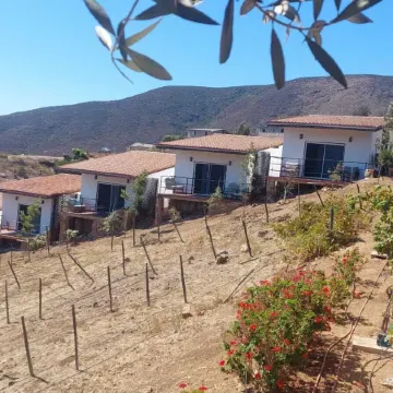 Cabañas hermosa vista Oceano-Montaña