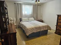 Solarium overlooking city, river and mountains. Sometimes Northern lights.