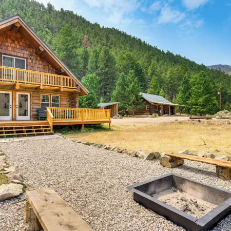 Riverfront Montana Log Cabin w/ Mountain Views!