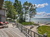 LAKEFRONT HOME w BEACH @ HIGGINS LAKE! Hotels in Gerrish Township