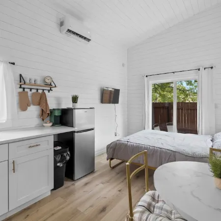 The Tiny Oasis: Luxe Stay with Deck & Private Pool